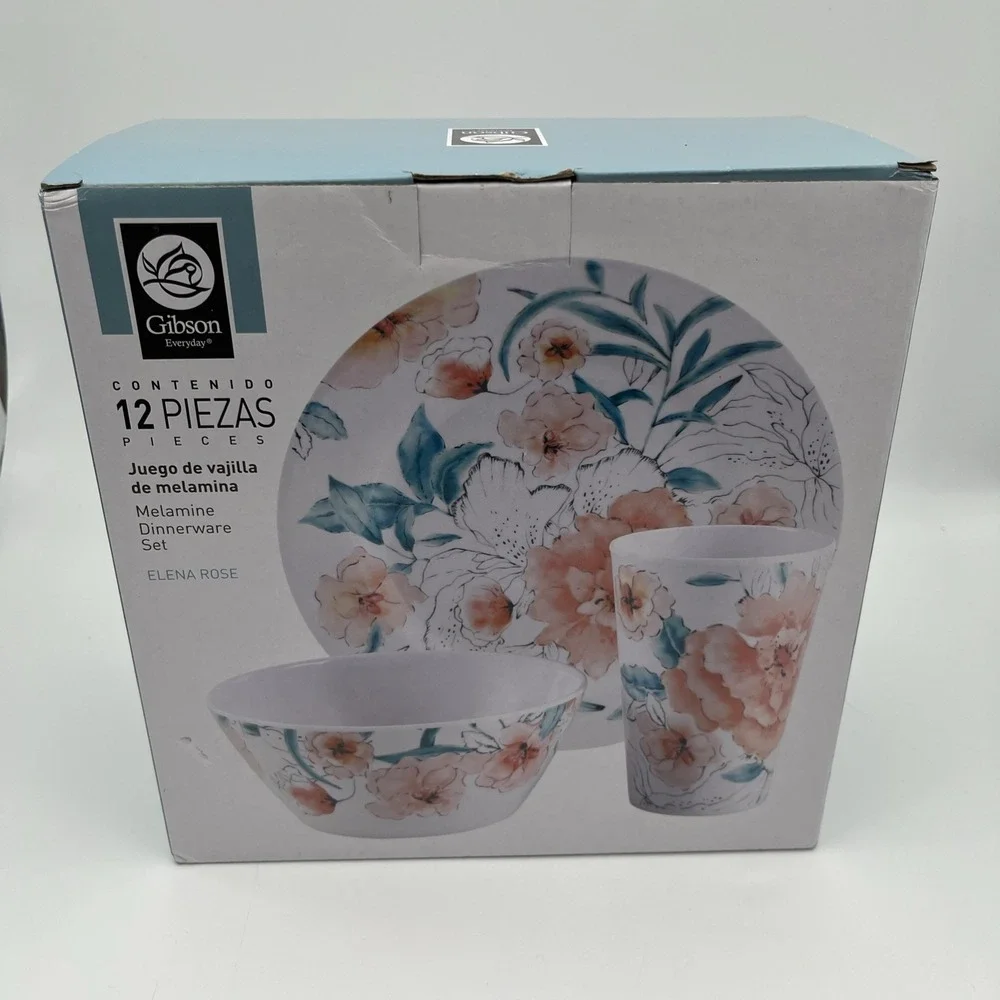 Gibson melamine Dinnerware Set‎